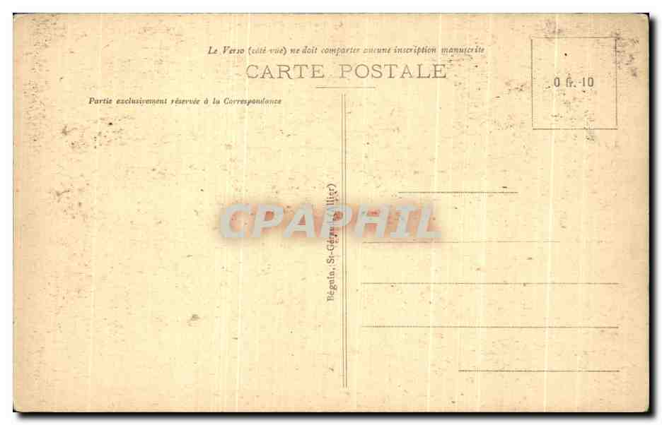 Château de MUROLS — Le Cloître et la salle des Chevaliers — Édition Spéciale du Syndicat d'Initiative — Verso