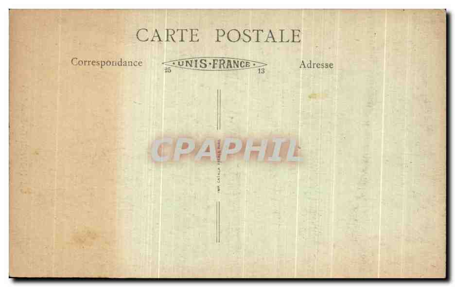 CPA Le Noviciat Sous Bois — Verso