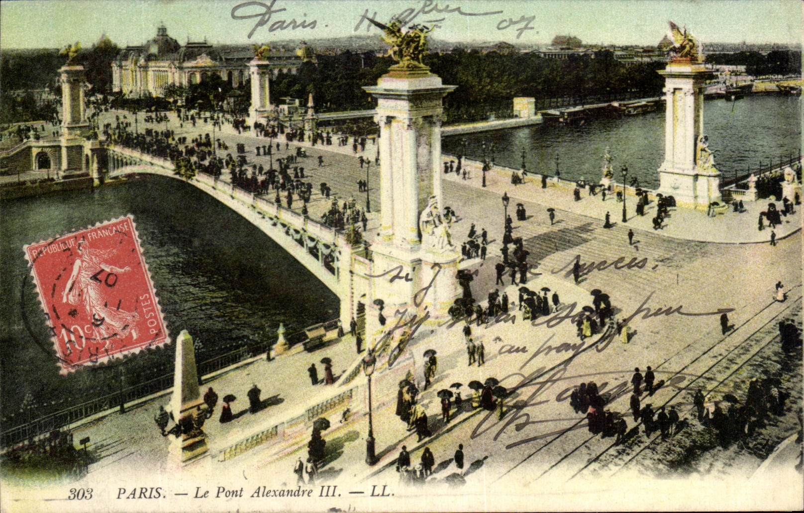 CPA Paris Le Pont Alexandre III