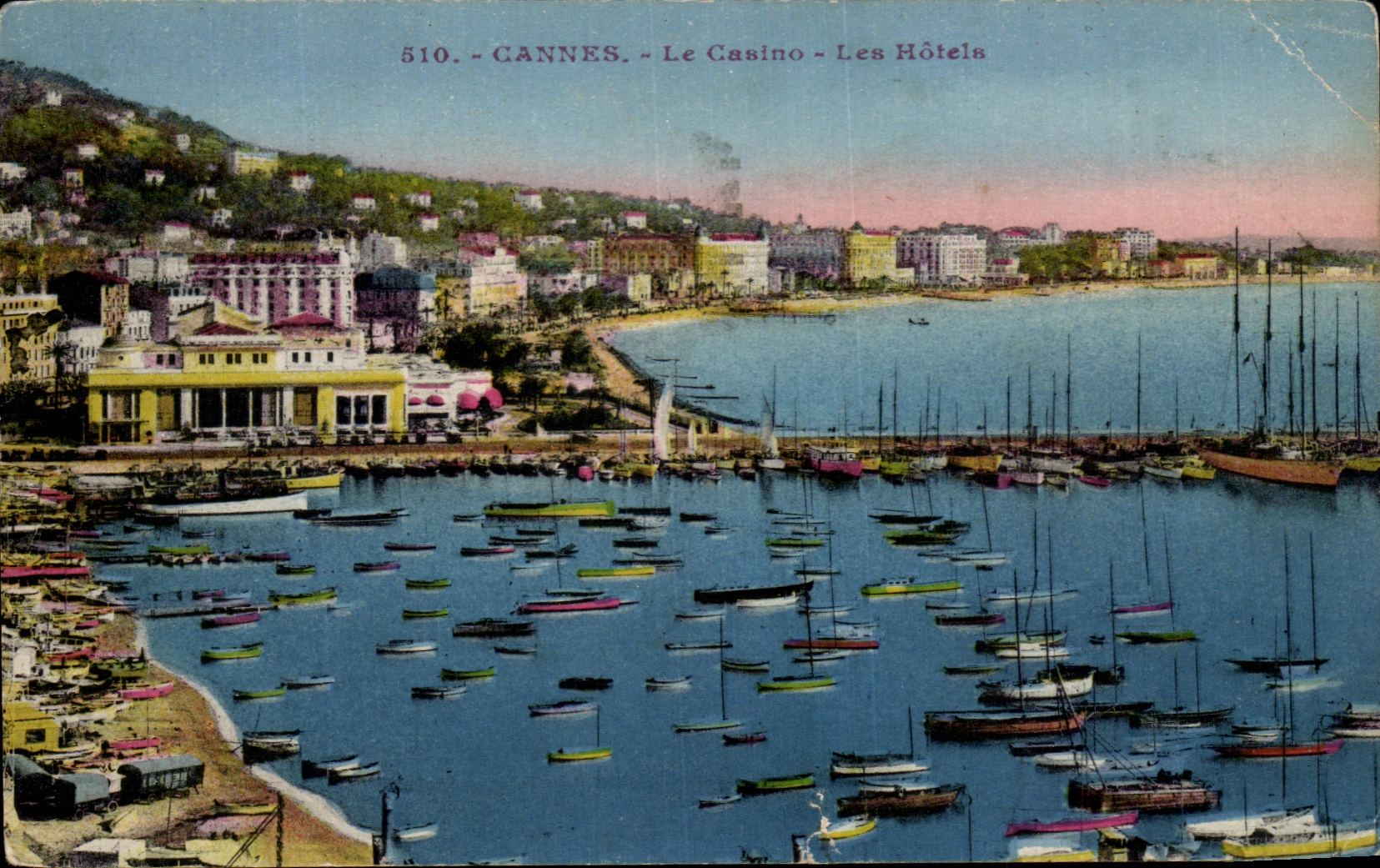 CPA Cannes Le Casino Les Hotels