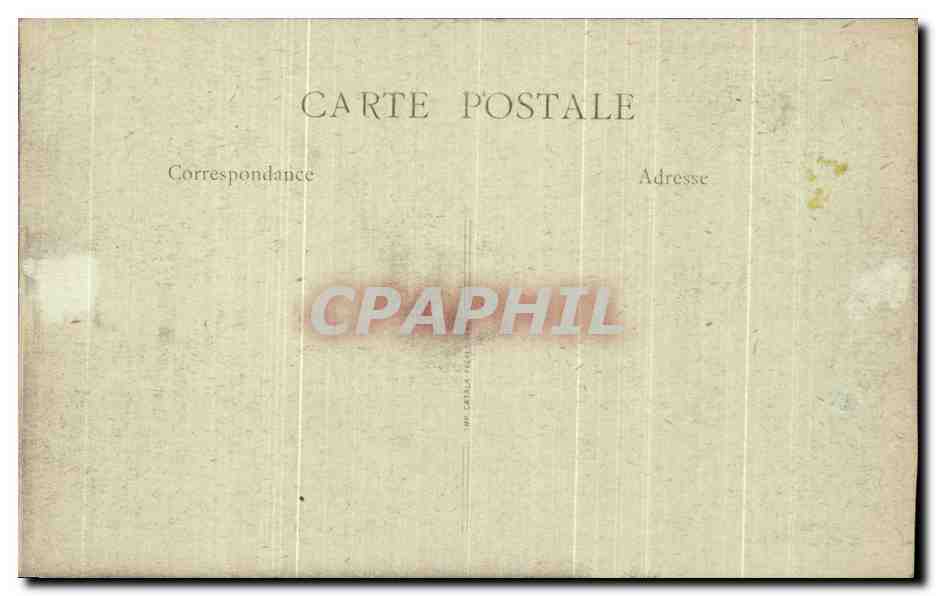 CPA Savoie Aix les Bains Le Lac du Bourget Le Chateau de Chatillon — Verso