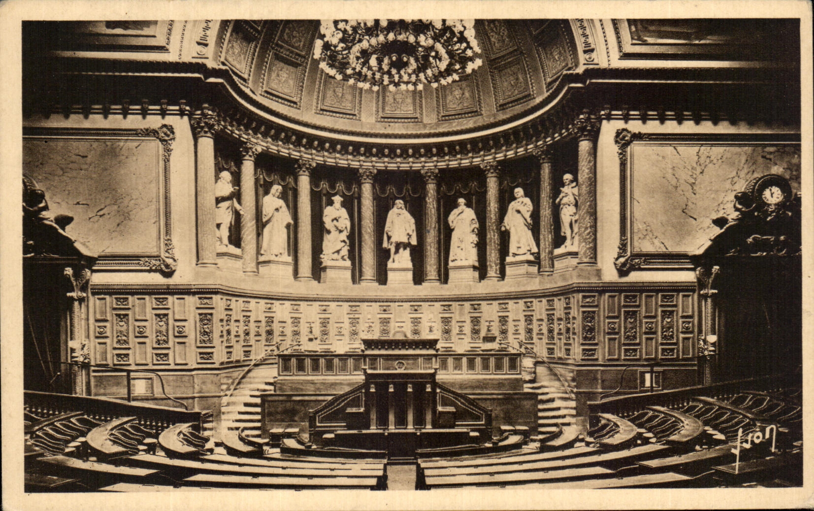 CPA Paris Senat Salle des seances