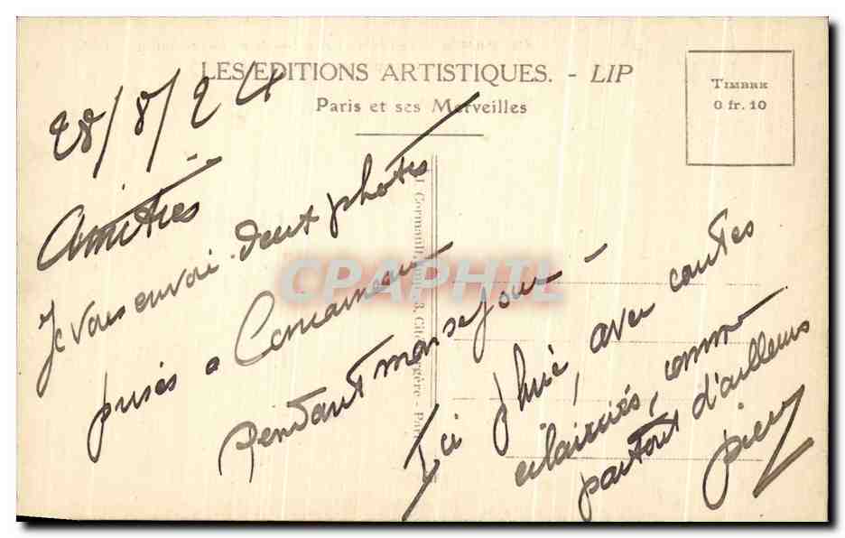 CPA Paris Les Jardins Et Le Bassin Du Luxembourg Enfants — Achterkant