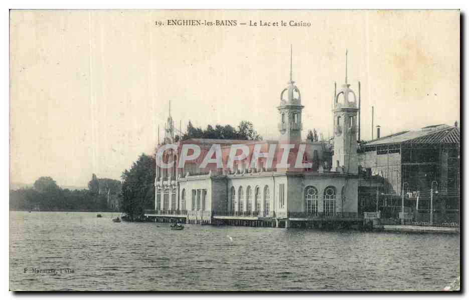 Enghien-les-Bains — Le Lac et le Casino — P. Maranant, Paris