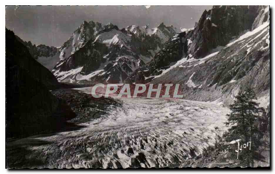 CPA Chamonix Mont blanc La Mer De Glace Et Les Jorasses