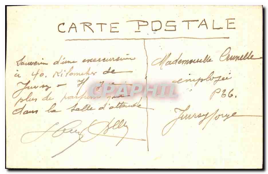 CPA Eglise — Verso