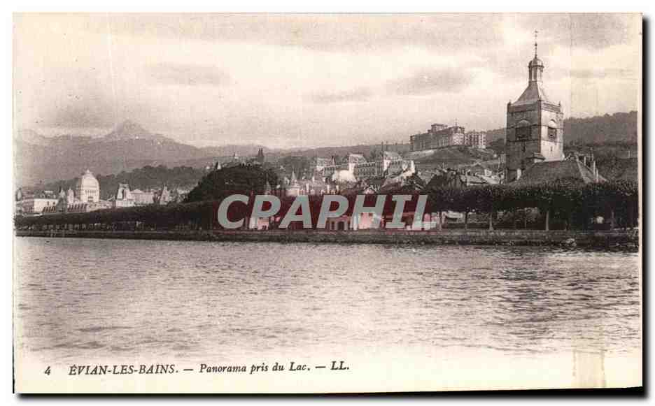 CPA Evian Les Bains Panorama Pris Du Lac