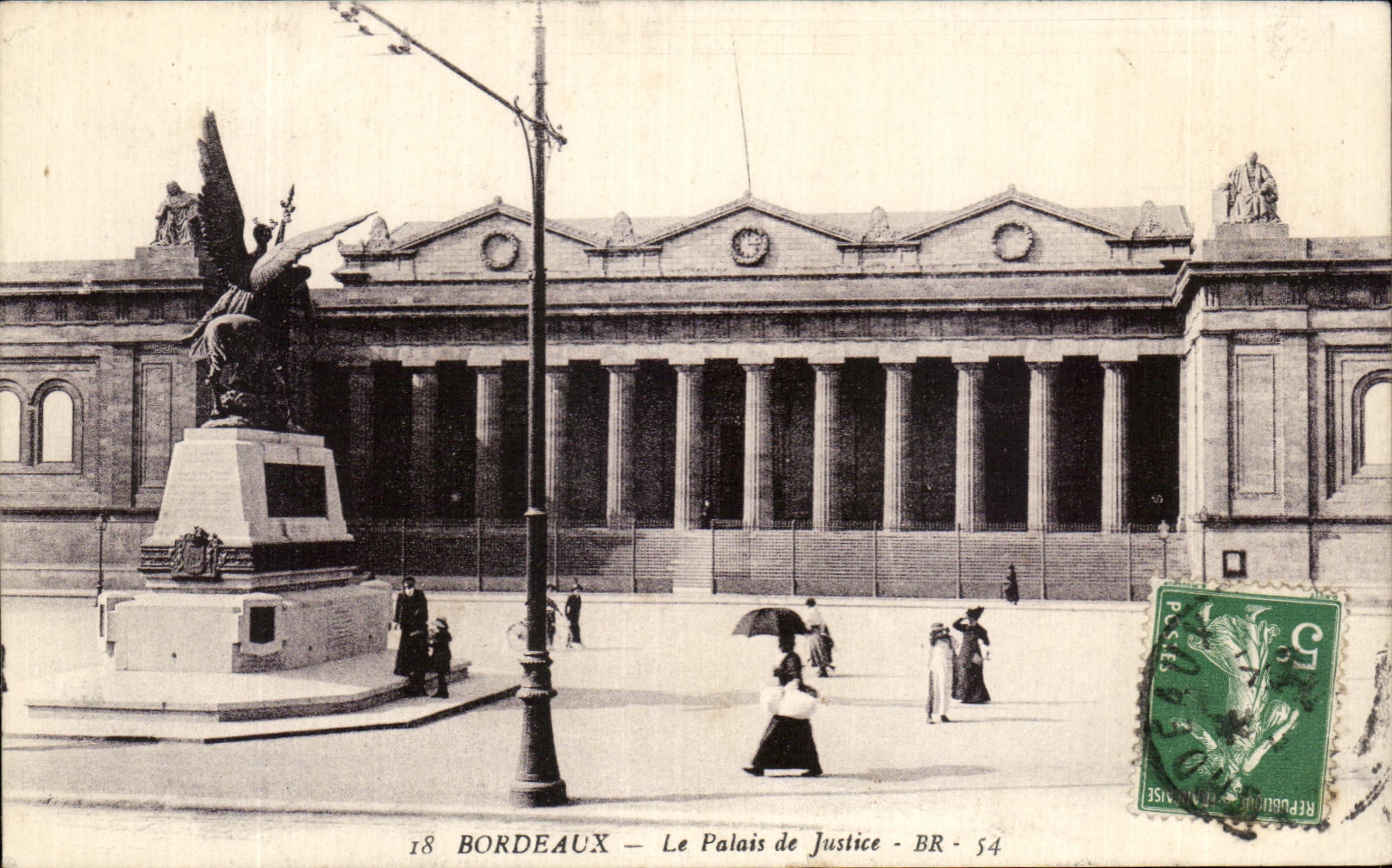 CPA Bordeaux Le Palais De Justice