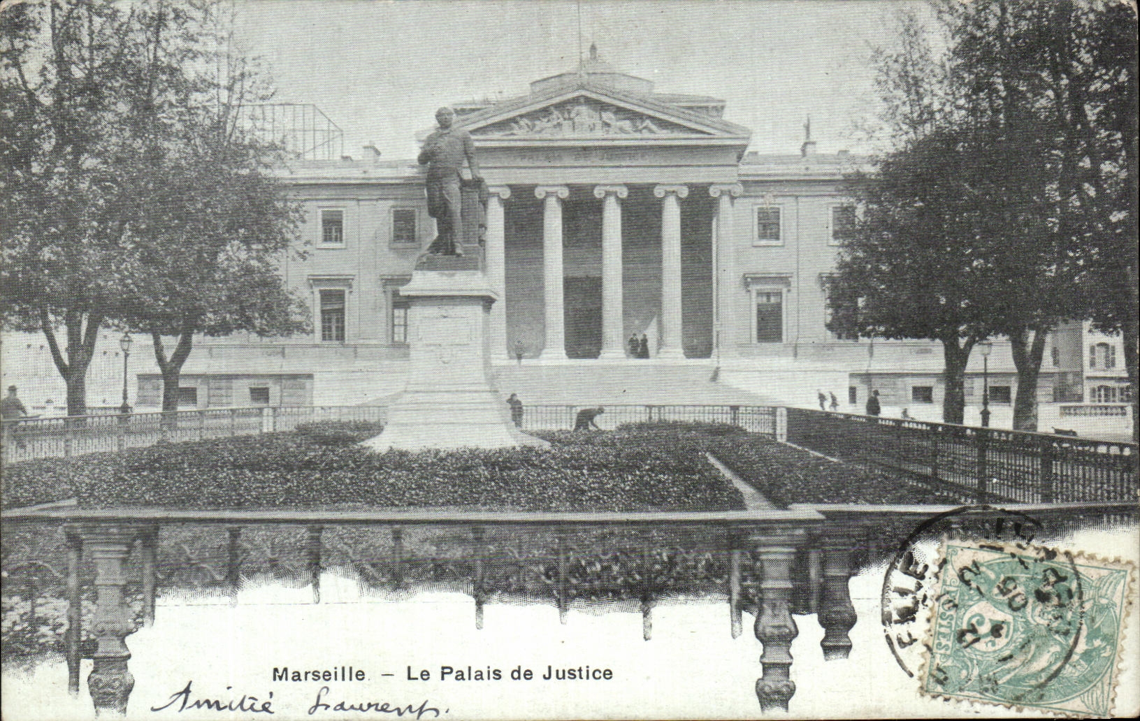 CPA Marseille Le Palais de Justice