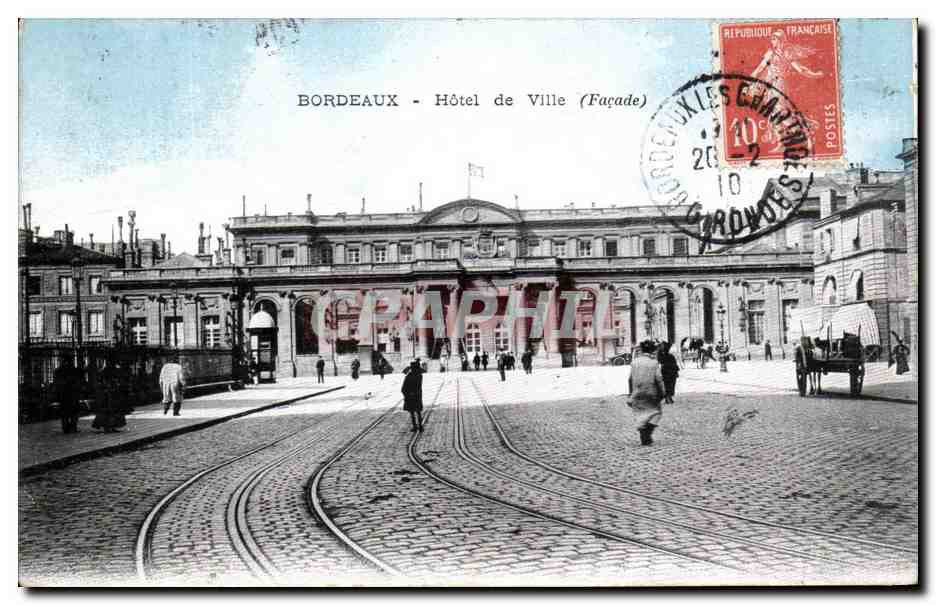 CPA Bordeaux Hotel de Ville