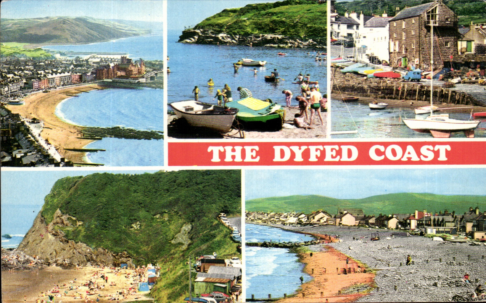 CPA The Dyfed Coast Aberystwyth Aberporth New quay Tresaith Borth 