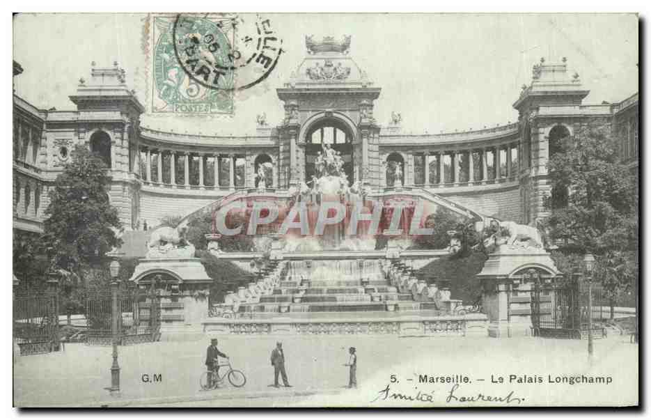 CPA Marseille La Palais Longchamp