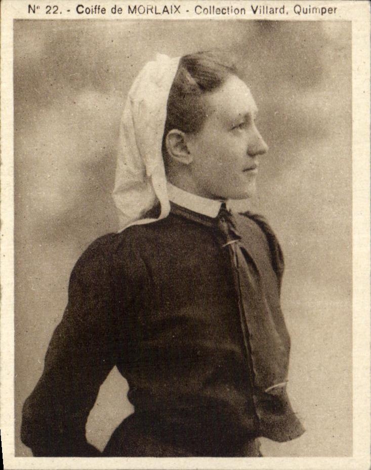 Image Coiffe de Morlaix Collection Villard Quimper Folklore