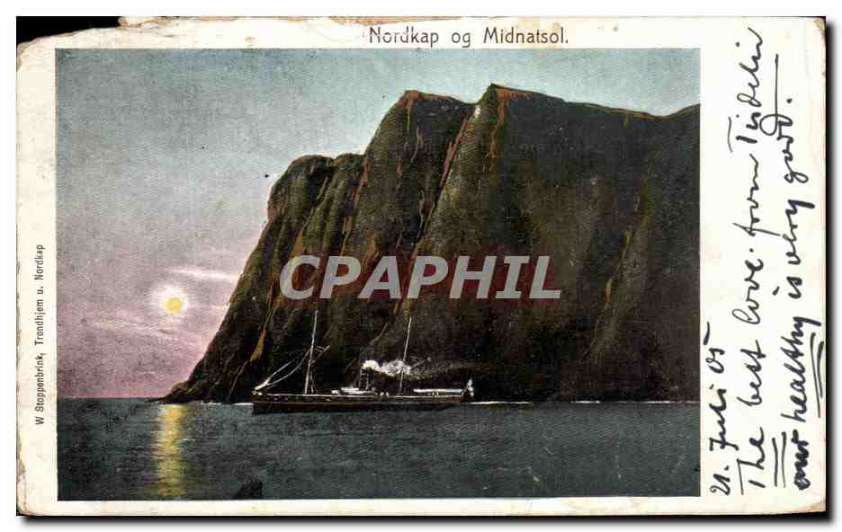 CPA Nordkap og Midnatsol Norvege Bateau