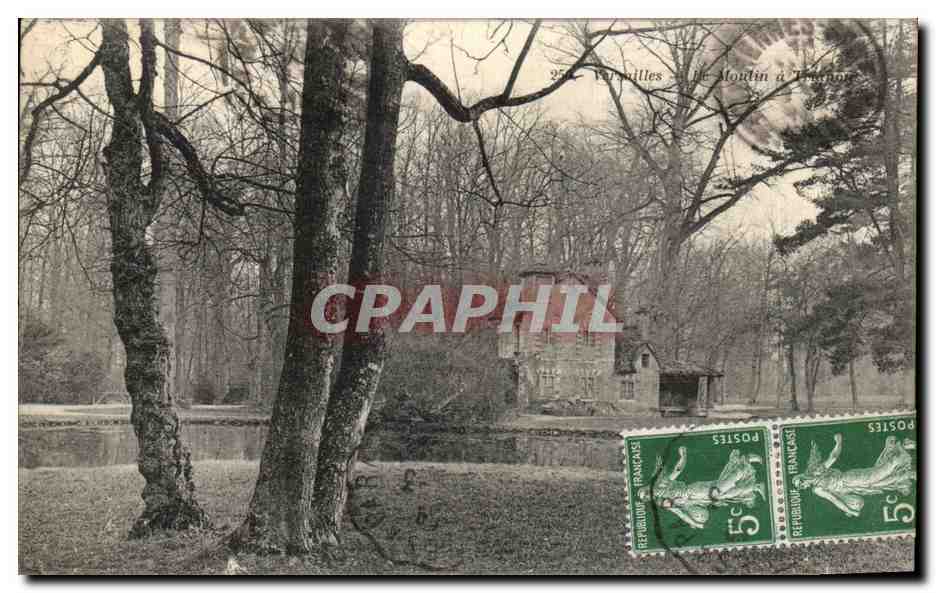 CPA Versailles le moulin a Trianon 