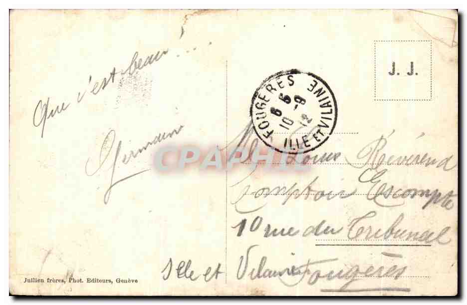 CPA Chamonix Le Mont Blanc — Reverso