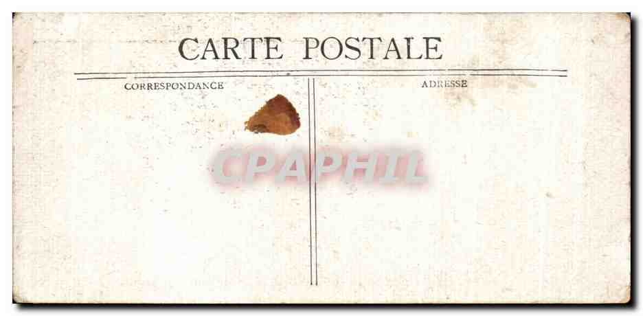 CPA Villefranche Le Corso fleuri Bateau  — Rückseite