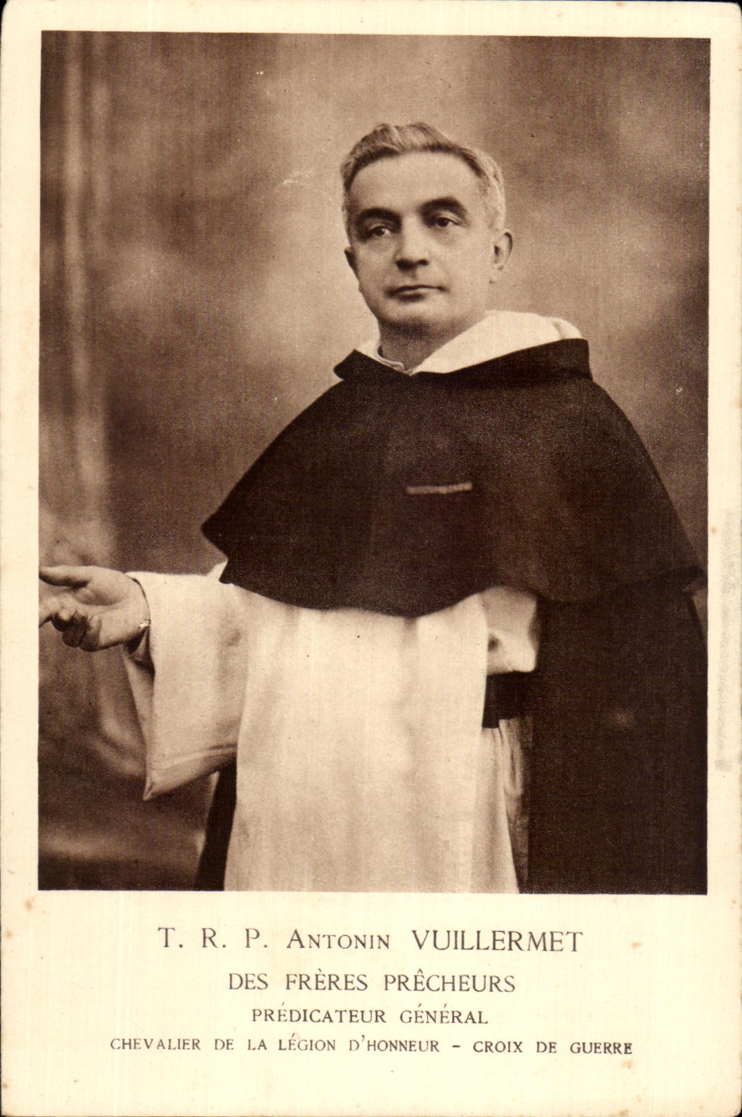 CPA Antonin Vuillermet Des Freres Precheurs Predicateur generale