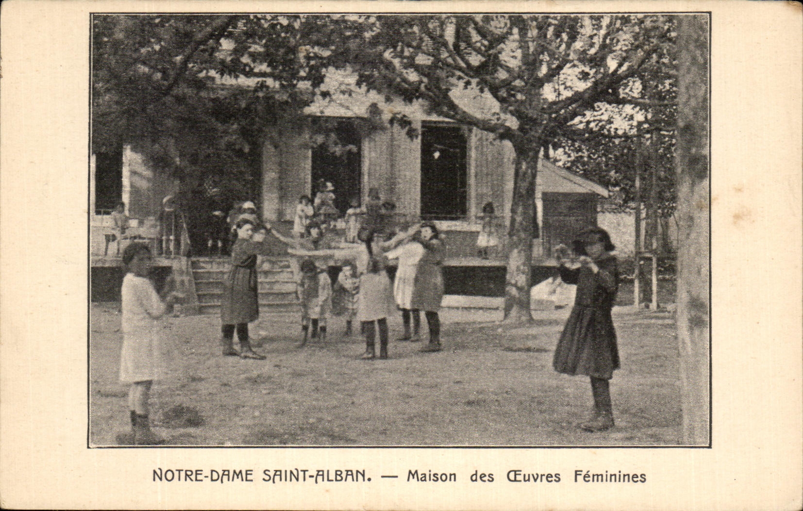 CPA Notre Dame Saint Alban Maison des Oeuvres Feminines Enfants