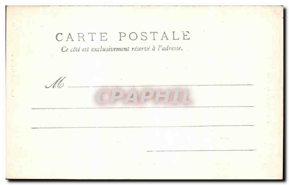CPA Paysace Du Centre Pont Rustique — Verso