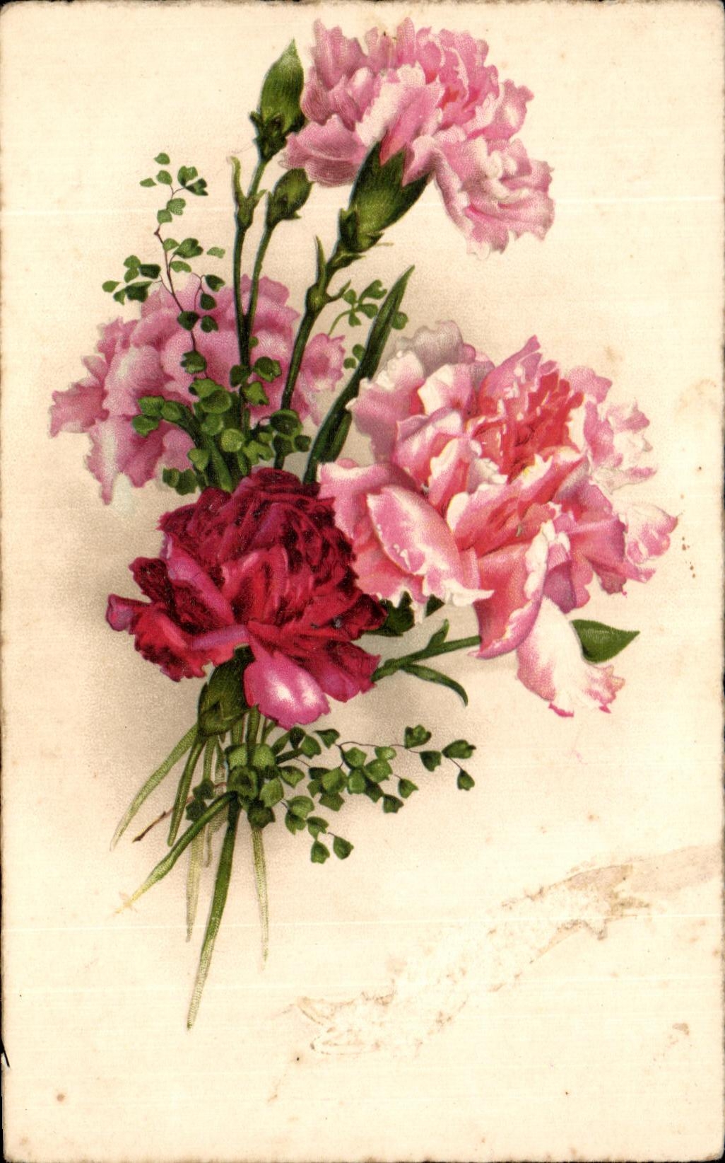 CPA Fantaisie Fleurs 