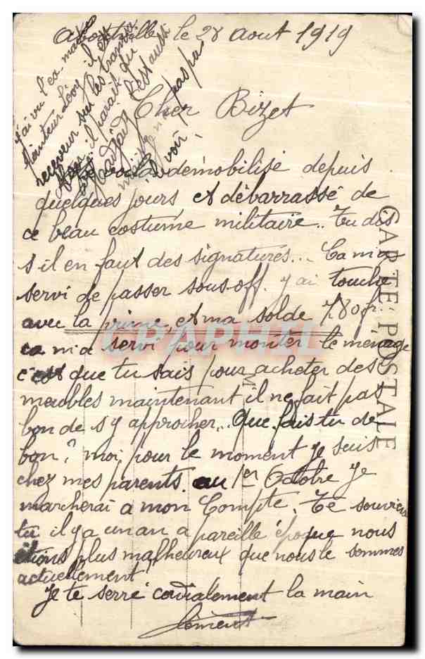 CPA Vision d Outre Tombe Le Revanche 1870 1914 Militaria  — Rückseite