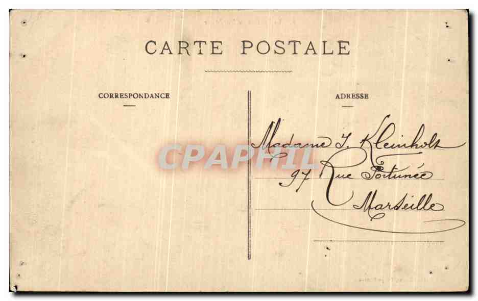 CPA Le Port De La Dordogne Diego Suarez Madagascar — Rückseite