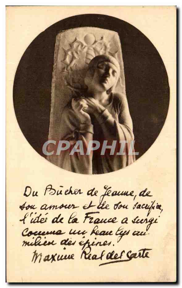CPA Rouen Place du marche Jeanne d'Arc sur son Bucher