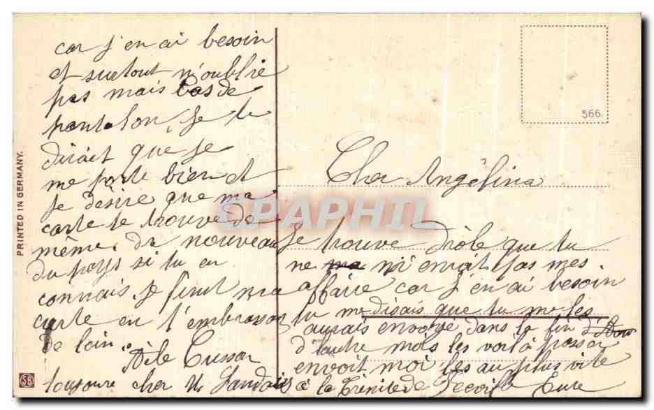CPA Je vous envoie mille bons Baisers de la Chapelle Gauthier  — Rückseite