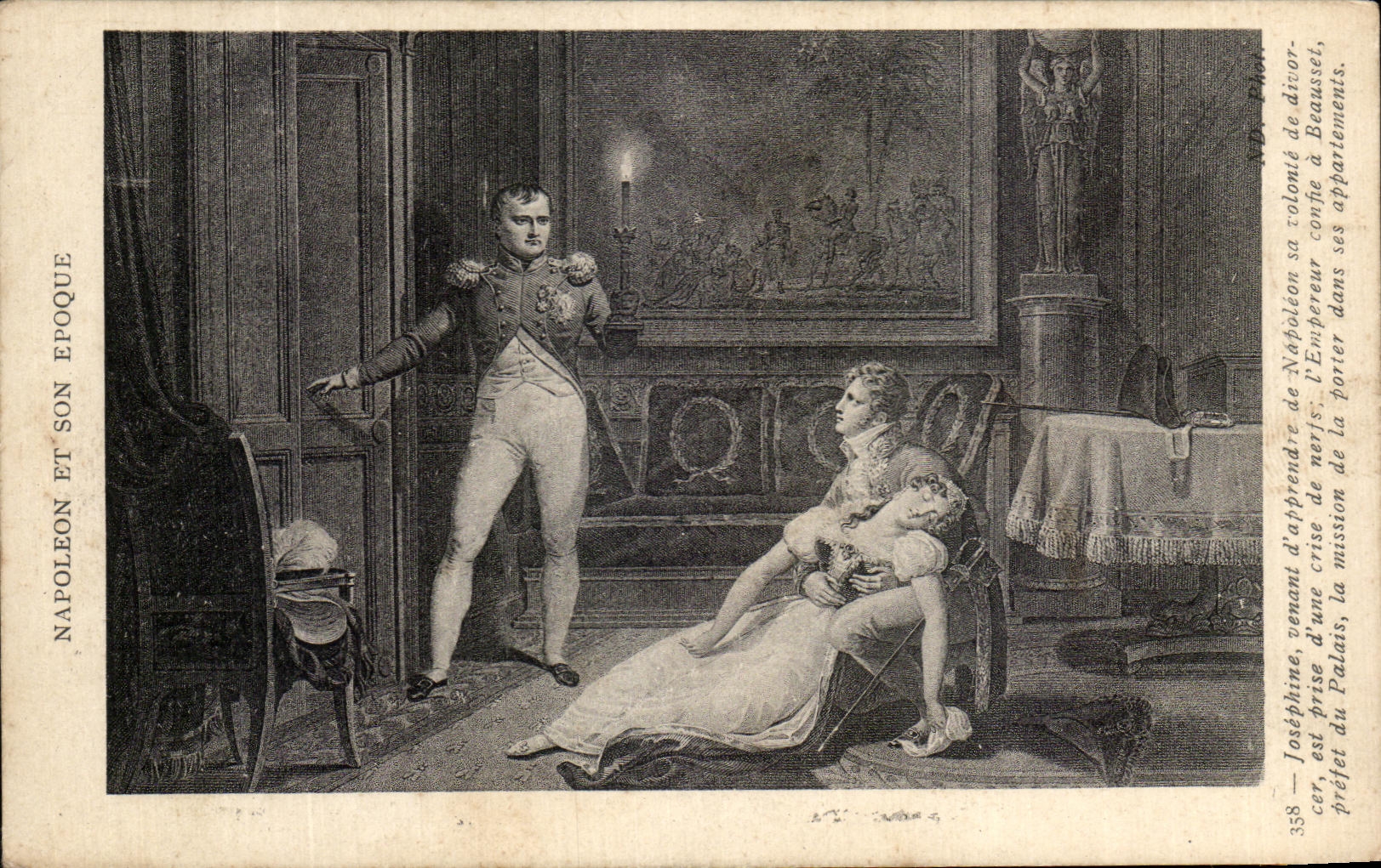 CPA Napoleon Et Son Epoque Josephine denant d'apprendre de Napoleon 1er sa volonte de divorcer