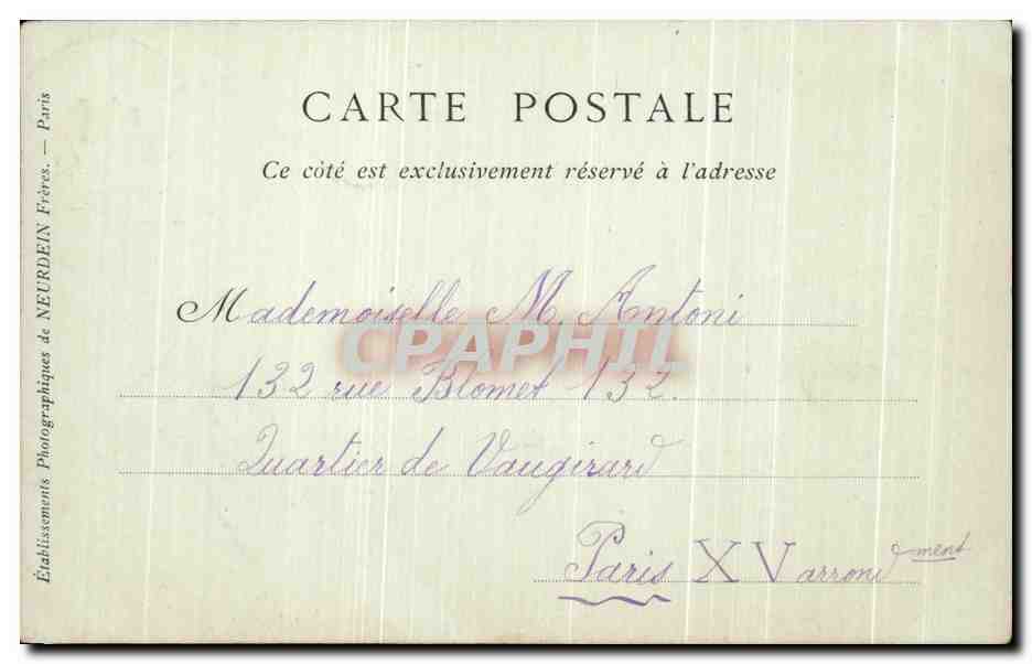 CPA Jeanne d Arc Acclamee par la Population par Lenepveu — Rückseite