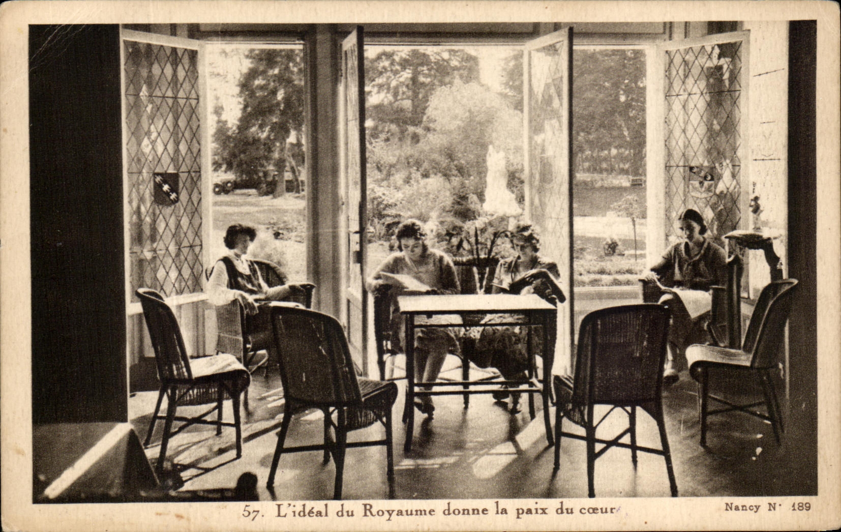 CPA L'ideal du Royaume Donne la Paix du Coeur Nancy