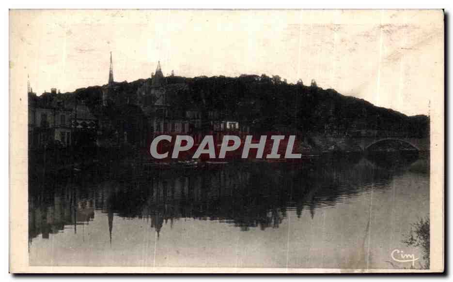 Carte recto verso paysage — Verso