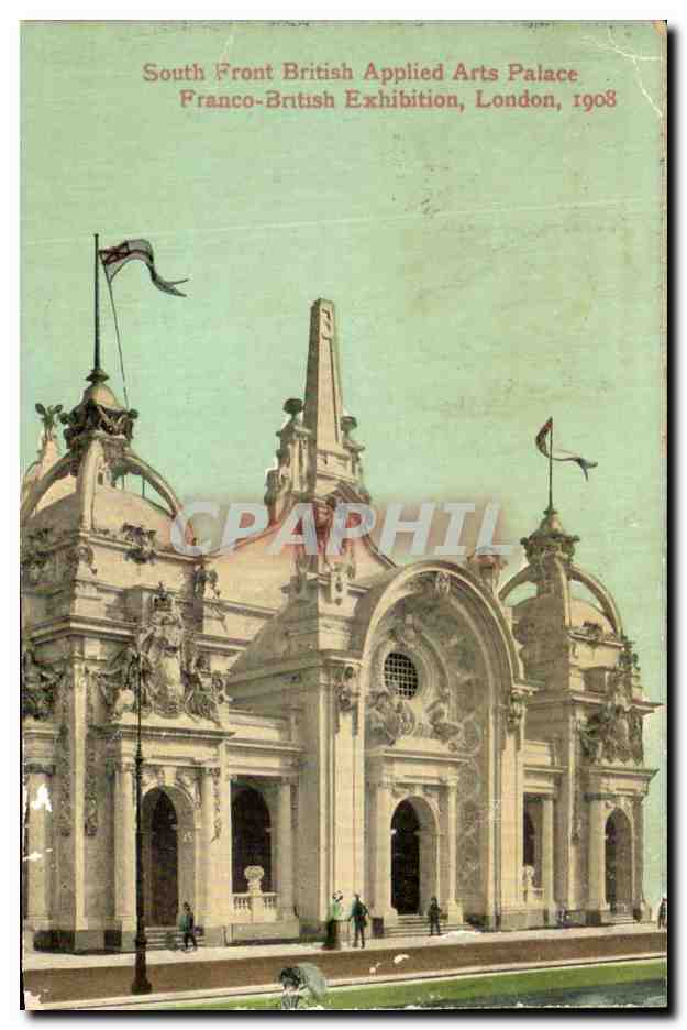 Image South Front British Applied Arts Palace Franco British Exhibition London 1908 