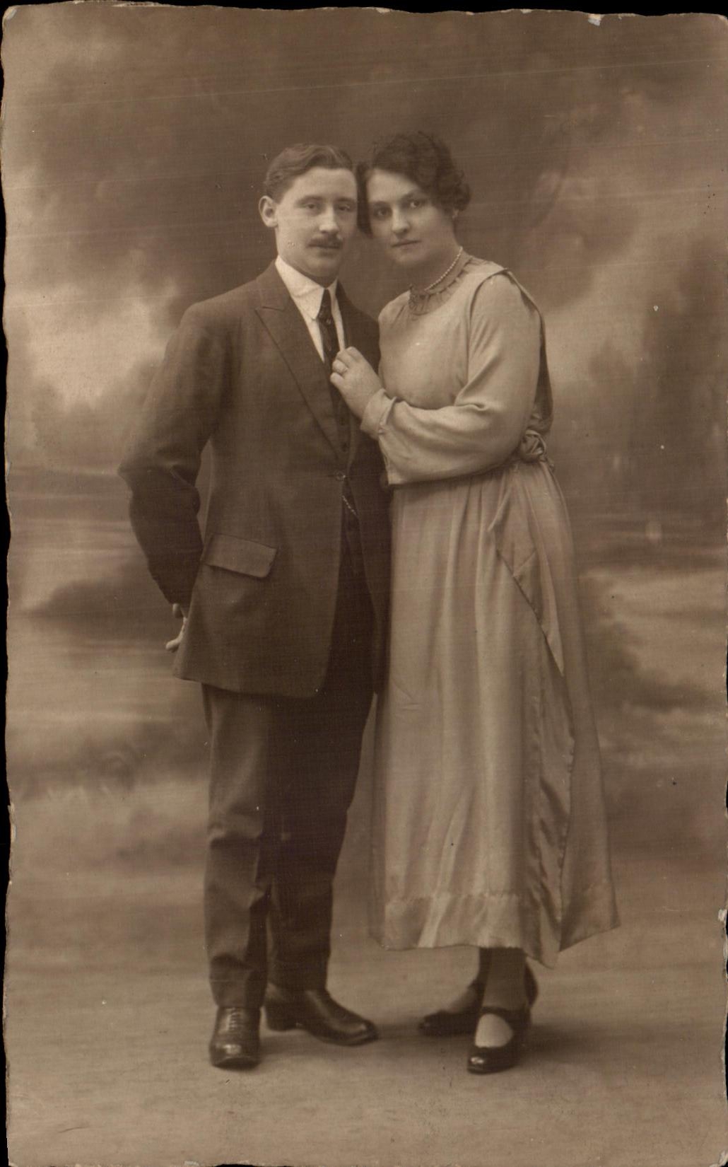 CPA Femme Couple