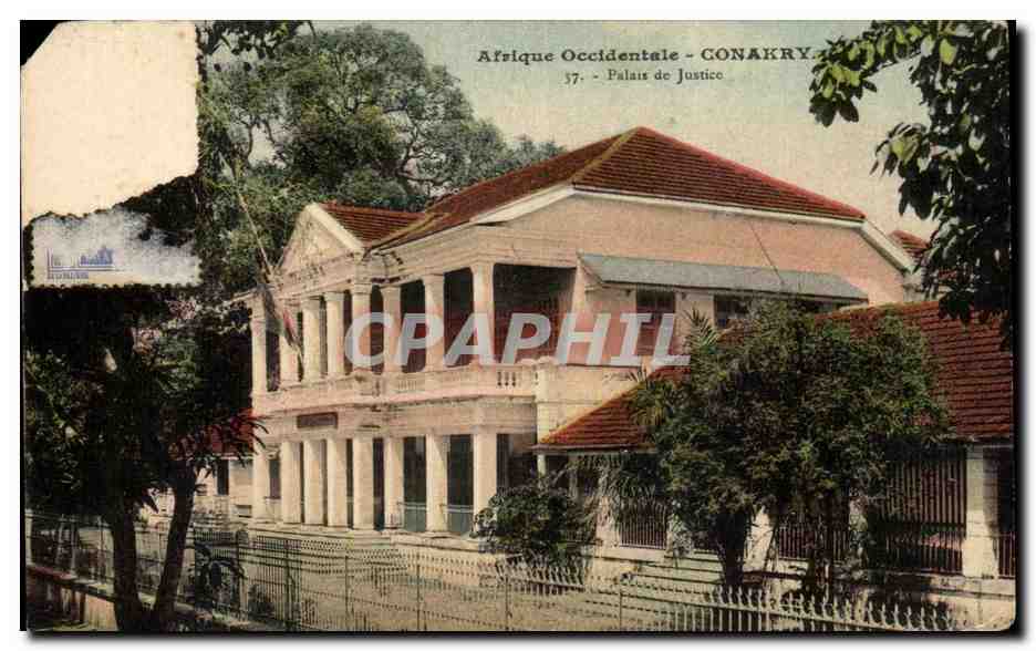 CPA Afrique Occidentale Conakry Palais de Justice Guinee