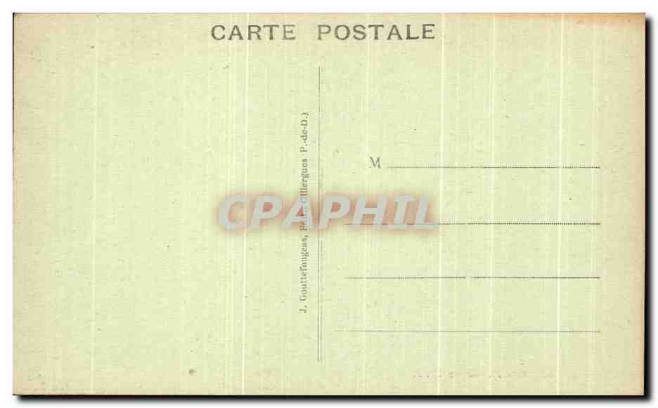 CPA Flore de Noel — Rückseite