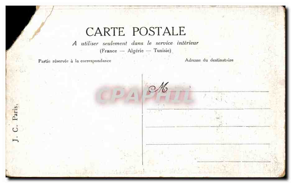 CPA Grade Sur Monoplan en vol a Nice Avion — Rückseite