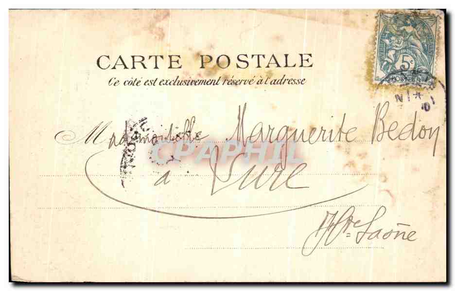 CPA Paris Notre Dame Paris — Verso
