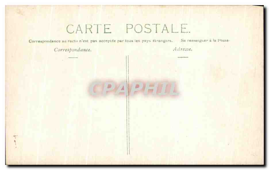CPA Eglise et jardin  — Rückseite