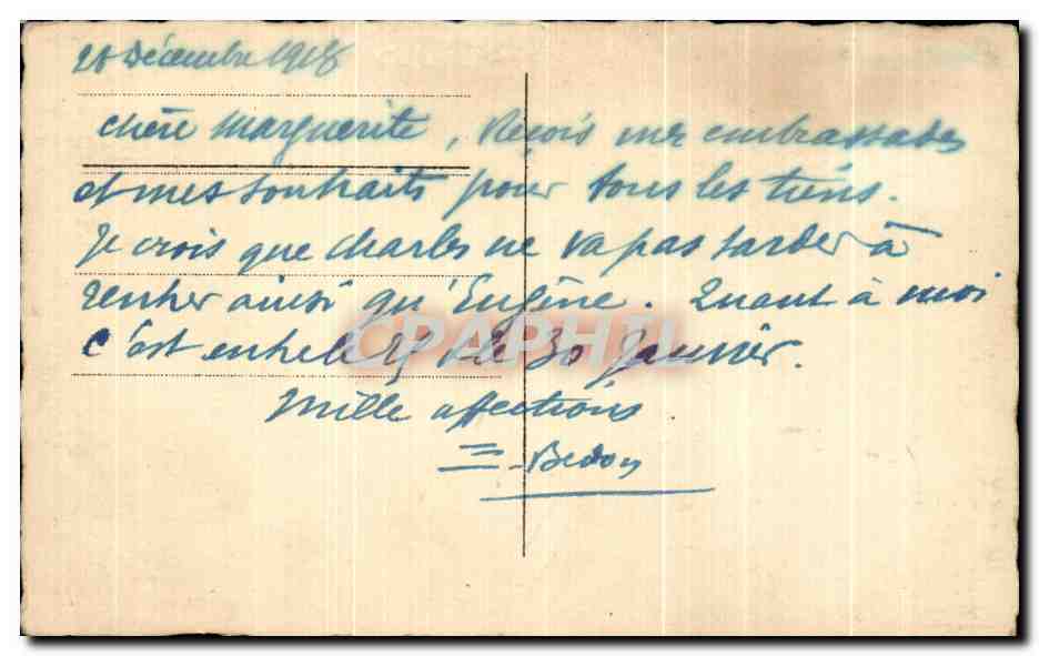 CARTE PHOTO Militaria Defile militarie Chevaux 1918 alsace — Verso