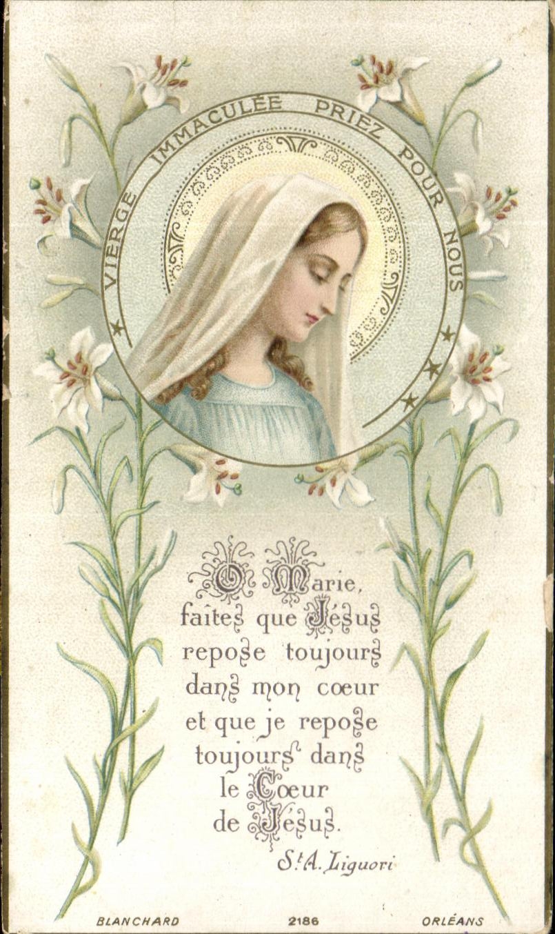 Image pieuse Faites Que Jesus Repose Toujours Dans Mon Coeur