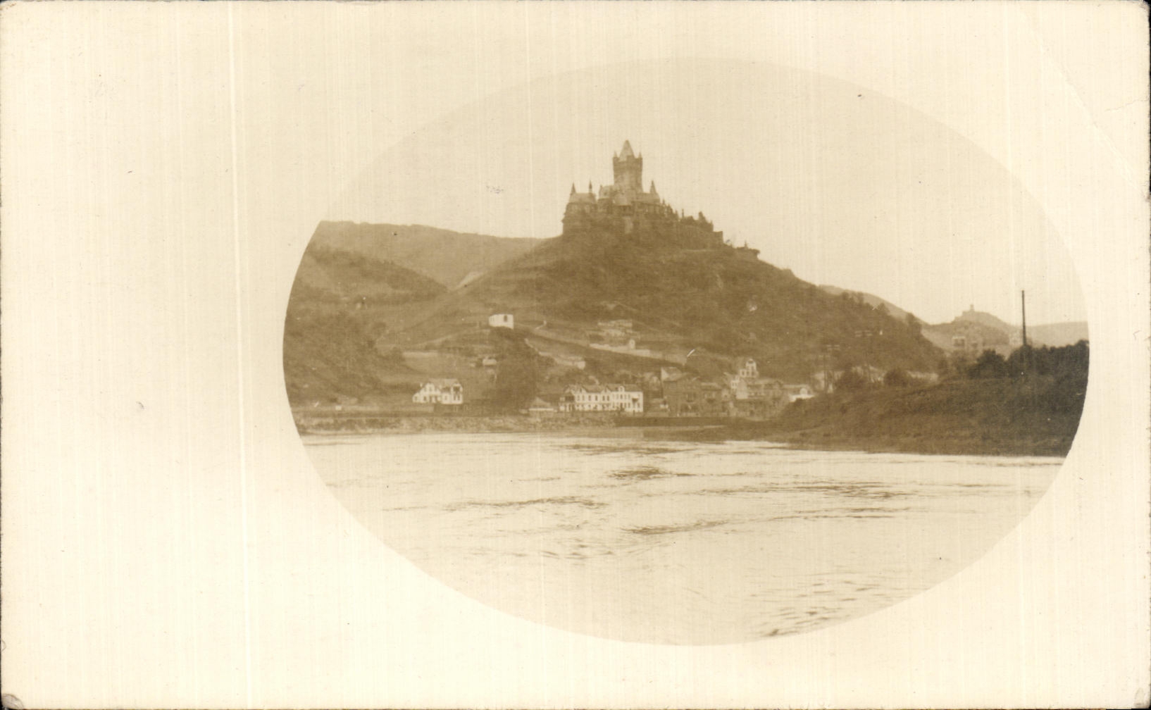 CARTE PHOTO chateau pres de Bingen 