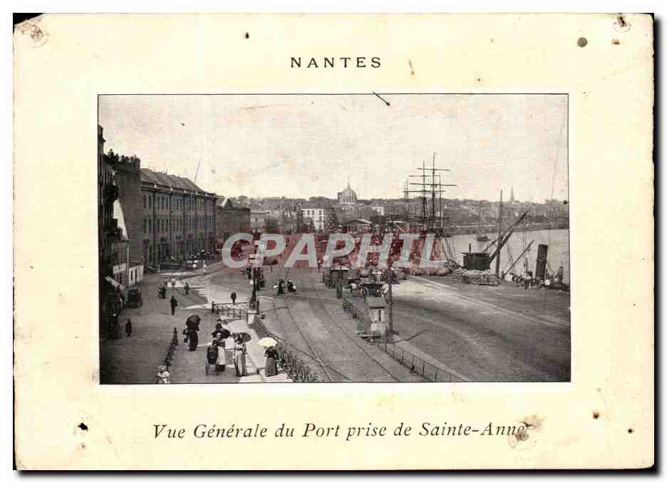 CPA Nantes Vue Generale Du Port Prise De Sainte Anne