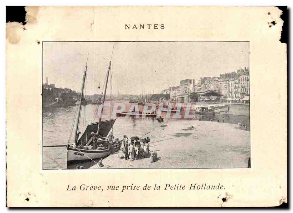 CPA Nantes La Greve Vue Prise De La Petite Hollande