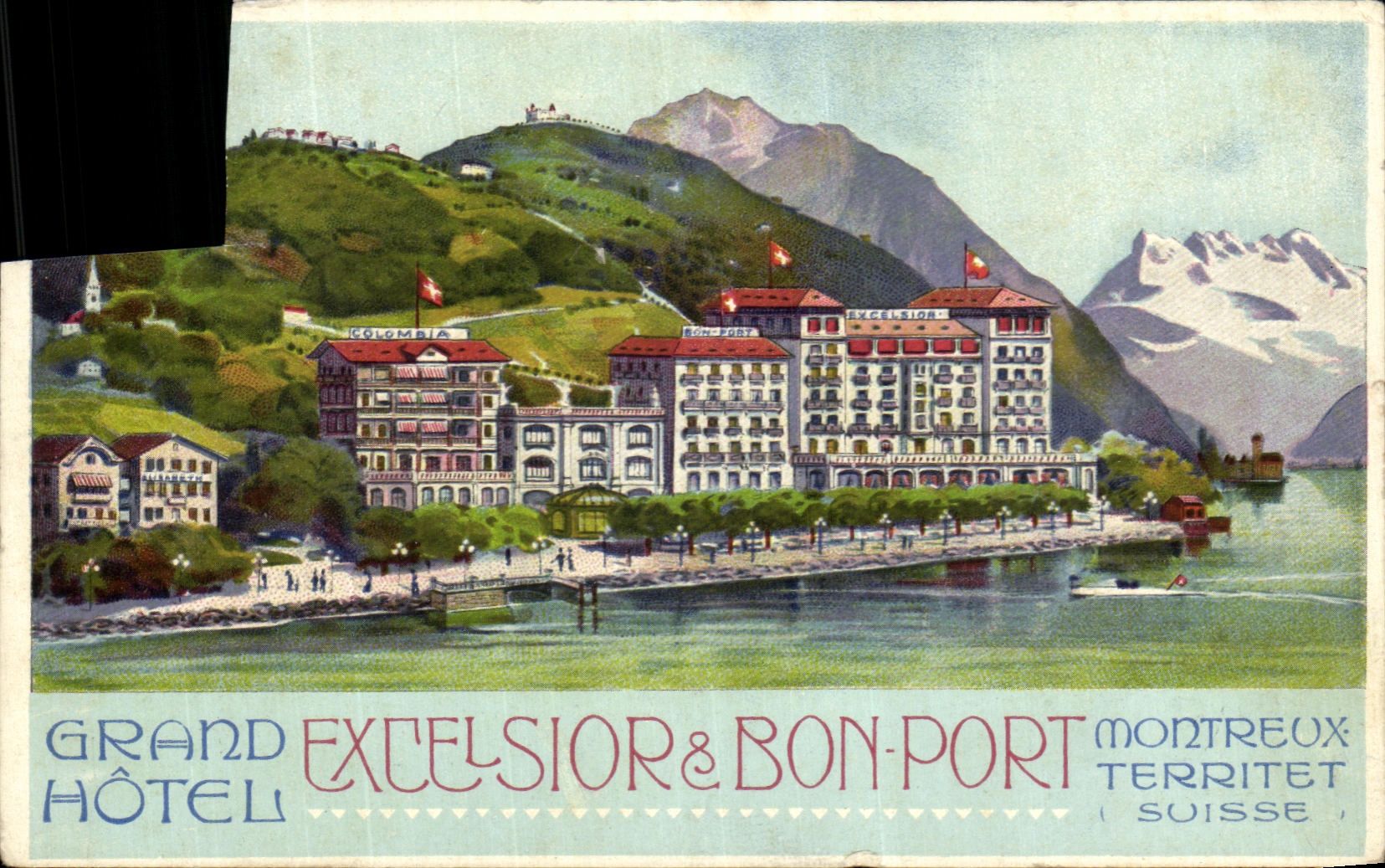 Grand Hôtel Excelsior & Bon-Port — Montreux Territet, Suisse