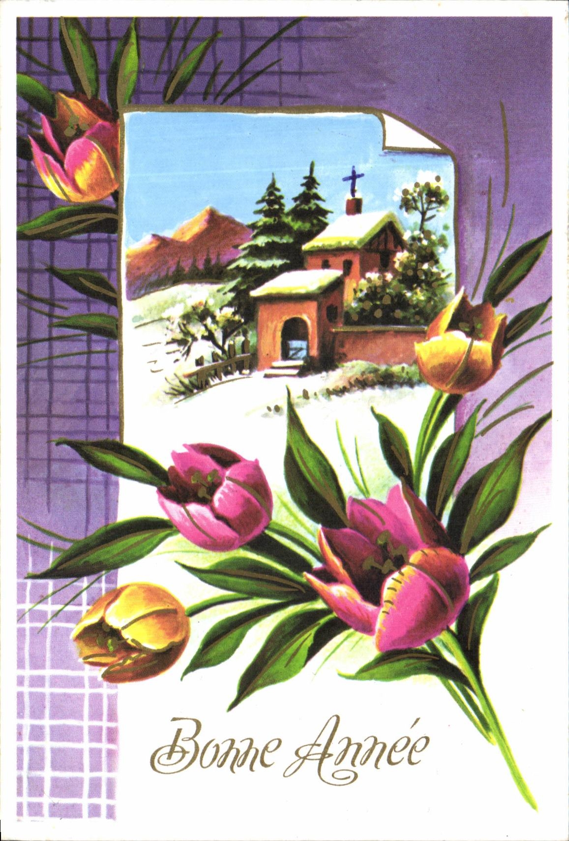 CPA Fantaisie Bonne Annee