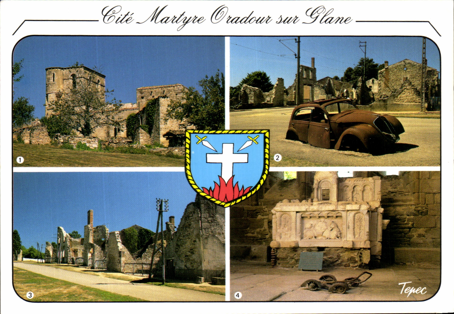 CPAM Cite martyre Oradour Sur Glane Militaria