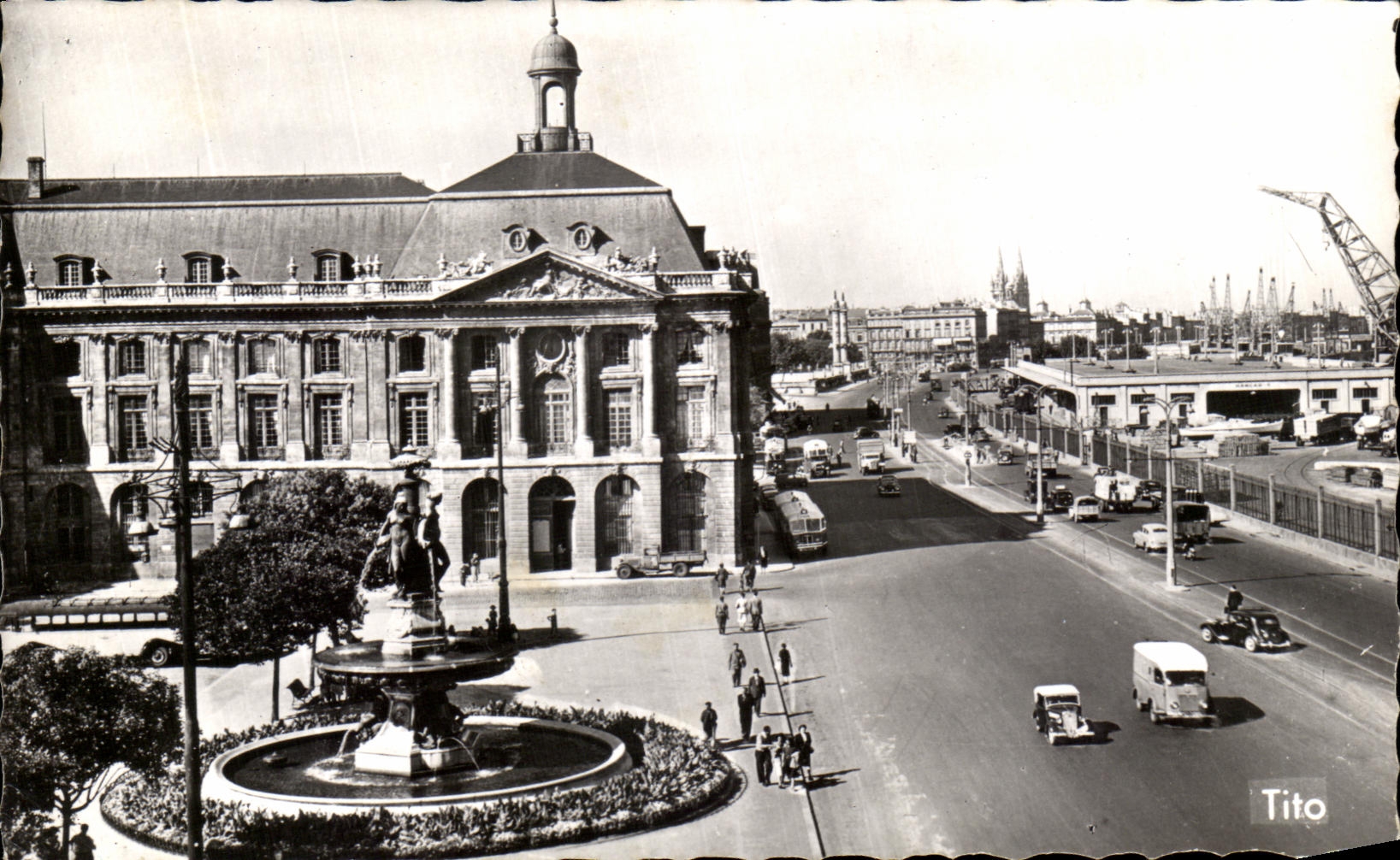 Place de la Bourse — Bordeaux — éditeur Tito