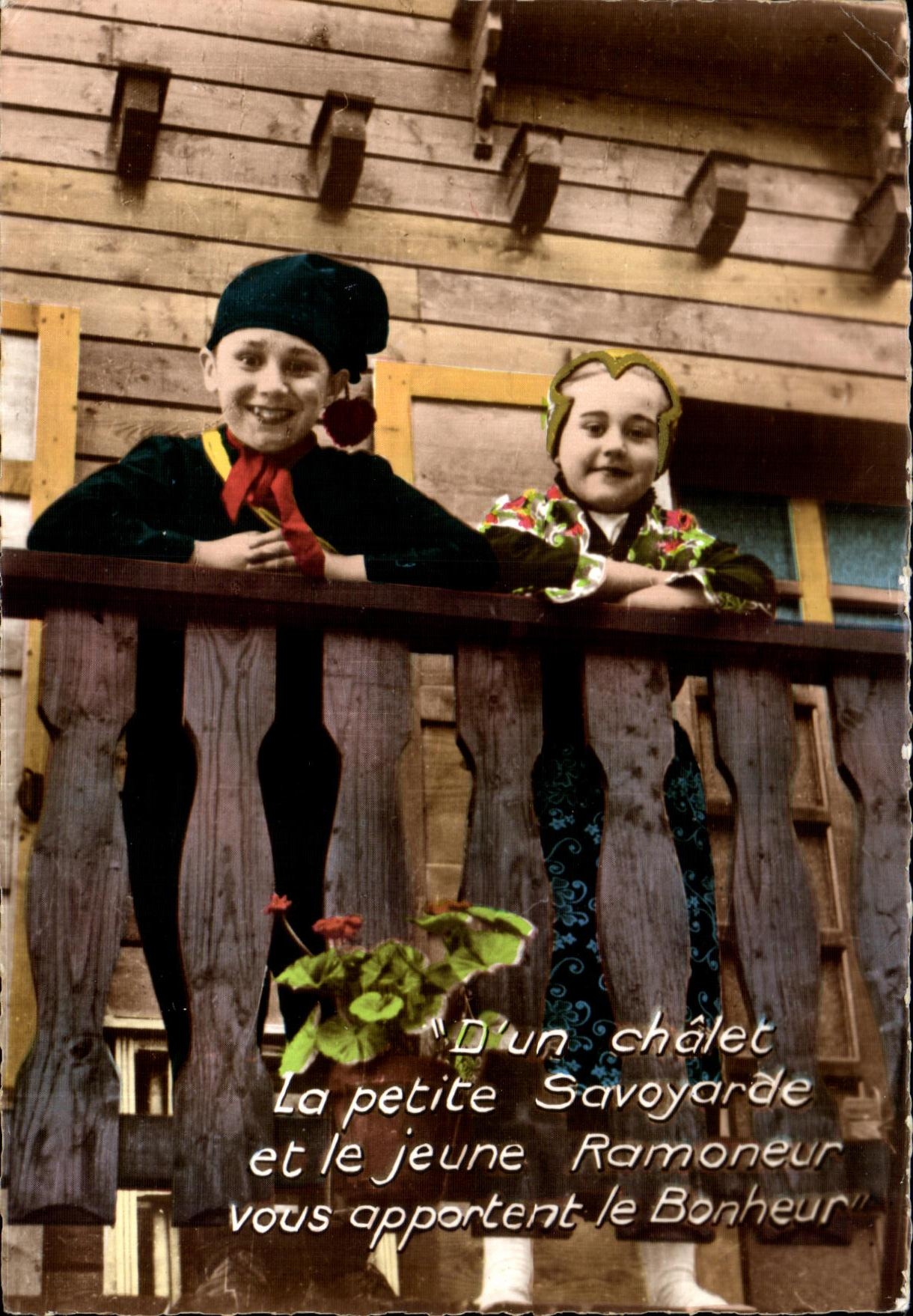 CPSM Folklore de Savoie Enfants